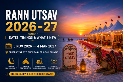 Rann Utsav 2026-27 dates at Dhordo Tent City White Rann